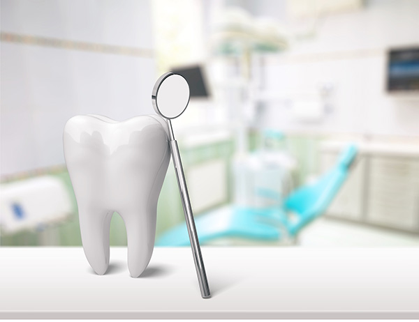 image depicting a dentist